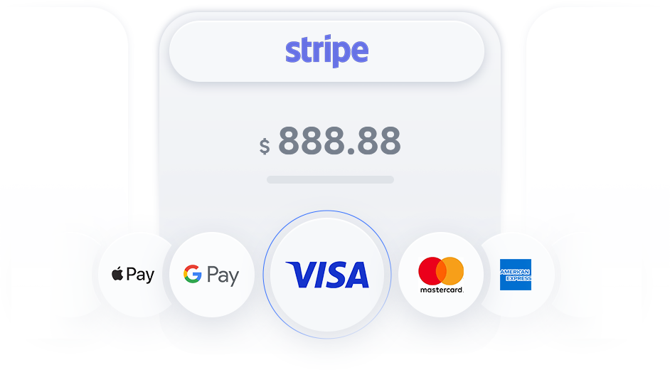 支持Stripe聚合支付，提供多种支付方式